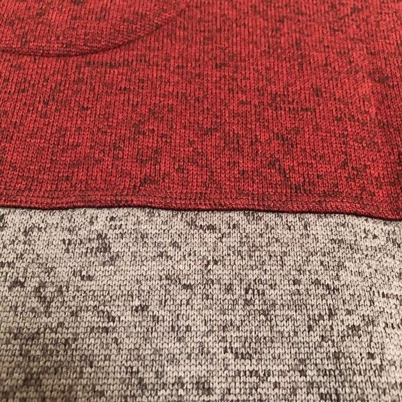 CLUB ROOM - NWT - M Sz L Colorblock Fleece Sweater Vest/Maroon & Grey. SO NICE! - Picture 13 of 16